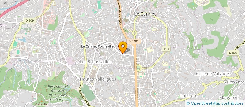 localisation de l'entreprise GIORGINO RENOV SERVICES  LE CANNET