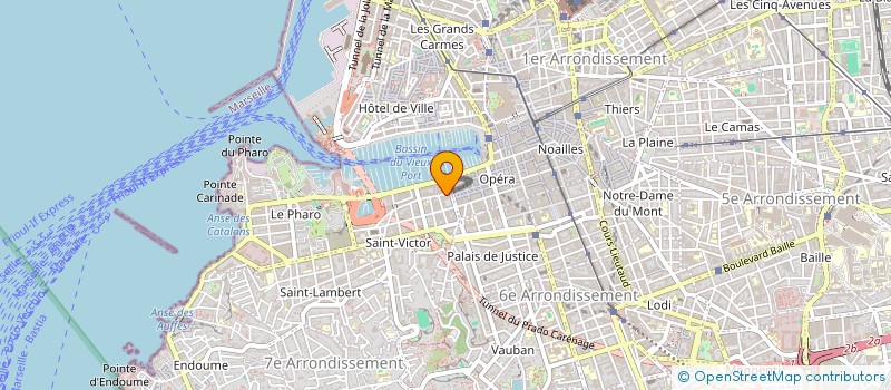 localisation de l'entreprise GIORGIO SARNO SASU à MARSEILLE