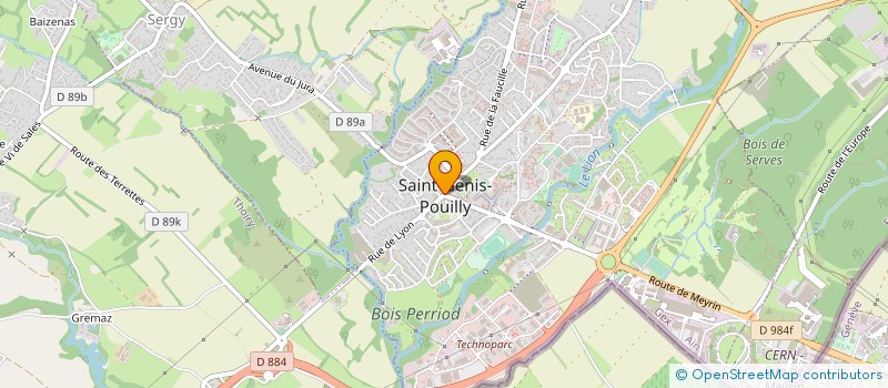 localisation de l'entreprise GIOSUE à SAINT-GENIS-POUILLY