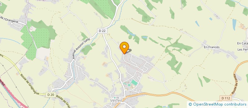 localisation de l'entreprise GIOUAF  VERFEIL