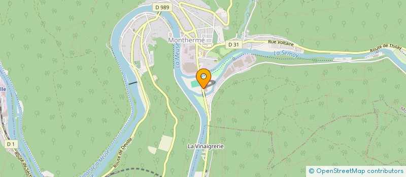 localisation de l'entreprise GIOVAGNOLI ET FILS  MONTHERME