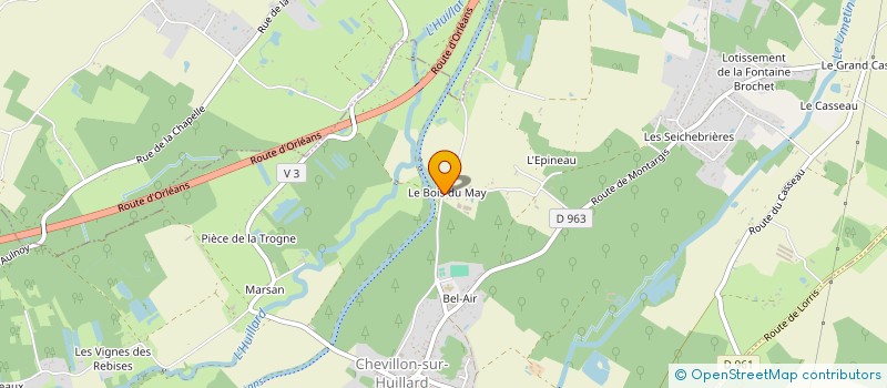 localisation de l'entreprise GIOVAMIG à SAINT-MAURICE-SUR-FESSARD