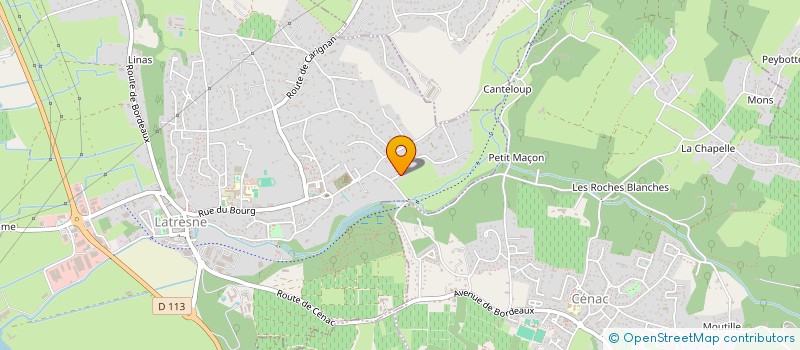 localisation de l'entreprise GIOVANNA  LATRESNE