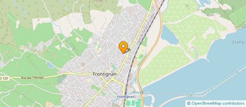 localisation de l'entreprise GIOVANNI à FRONTIGNAN