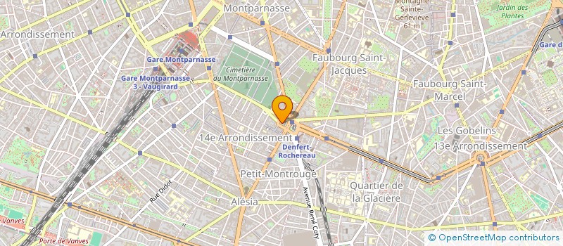 localisation de l'entreprise GIOVANNI  PARIS 14