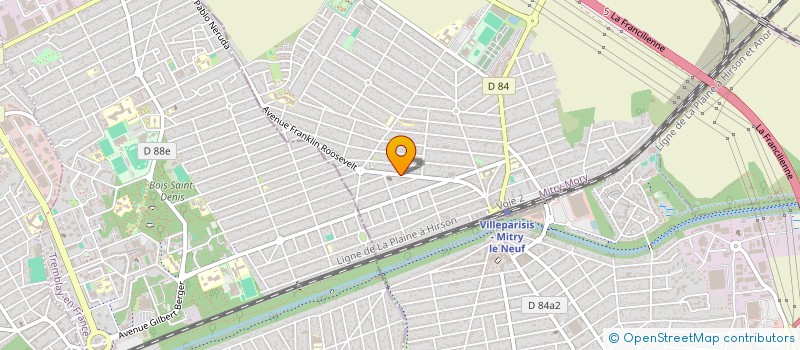 localisation de l'entreprise GIOVANNI CELLULAR COM  MITRY-MORY