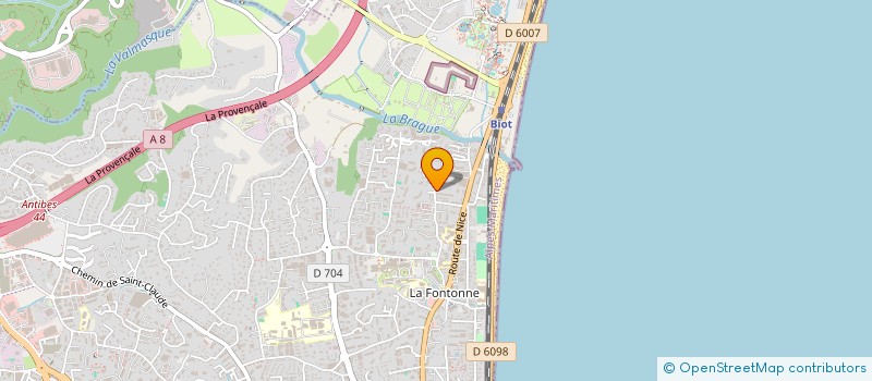 localisation de l'entreprise GIOVANNI MACONNERIE à ANTIBES