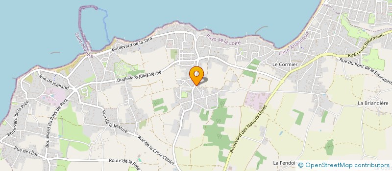 localisation de l'entreprise GIOVE à LA PLAINE-SUR-MER