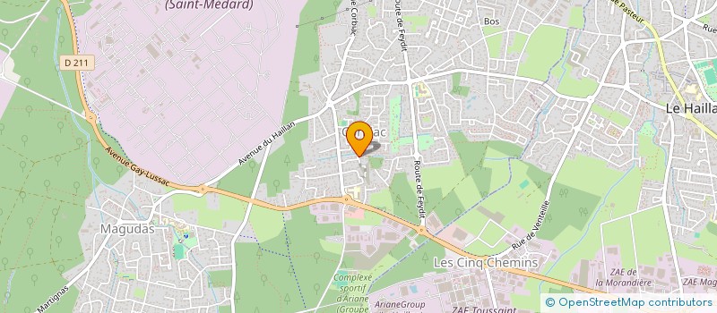 localisation de l'entreprise GIP  SAINT-MEDARD-EN-JALLES