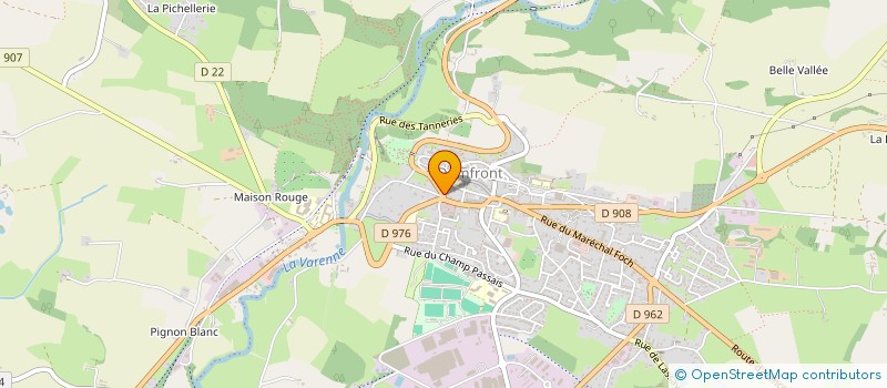 localisation de l'entreprise GIP ADECO PAYS DU BOCAGE à DOMFRONT-EN-POIRAIE