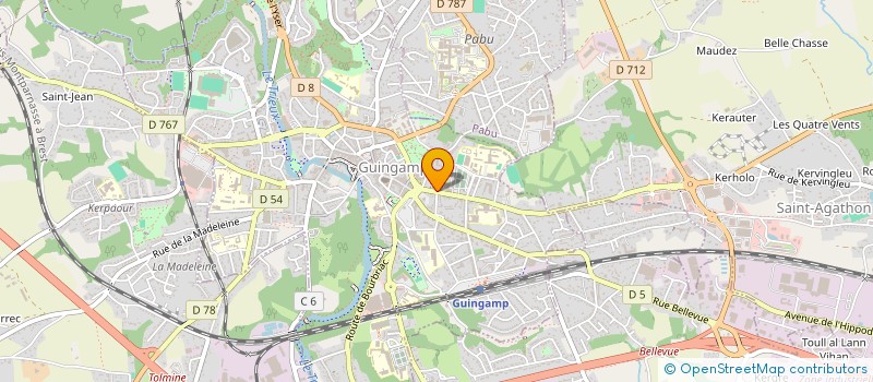 localisation de l'entreprise GIP ADT DU PAYS DE GUIMGAMP à GUINGAMP
