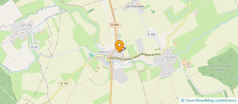 localisation de l'entreprise GIP ARC EN CIEL à MENIL-LA-TOUR