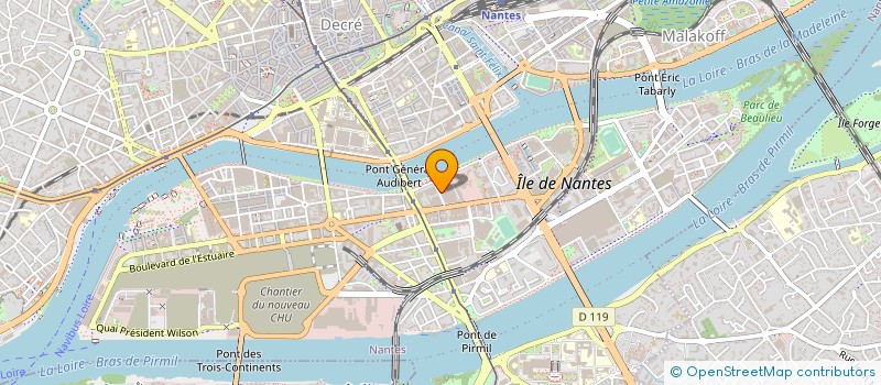 localisation de l'entreprise GIP ATLANTECH à NANTES