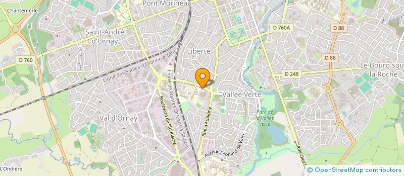 localisation de l'entreprise GIP AUTOMATISME ET PRODUCTION INDUSTRIELLE - PLATE-FORME TECHNOLOGIQUE DE LA ROCHE-SUR-YON ET DE LA VENDEE à LA ROCHE-SUR-YON