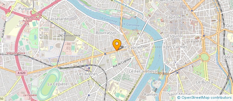 localisation de l'entreprise GIP AVIATION à TOULOUSE