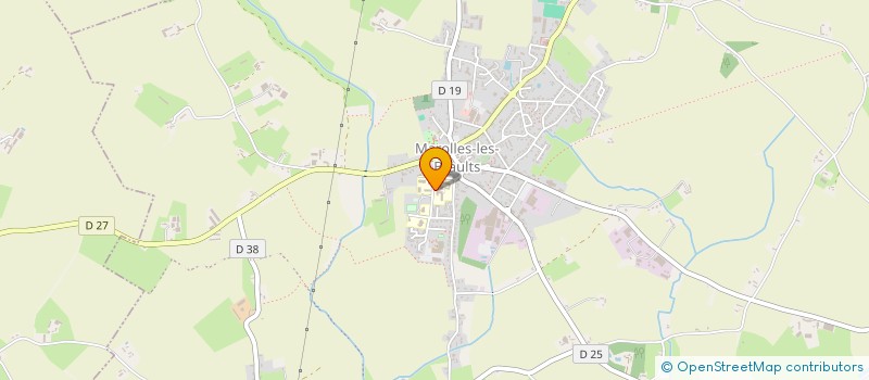 localisation de l'entreprise GIP BLANCHISSERIE DU MAINE DU SAOSNOIS à MAROLLES-LES-BRAULTS