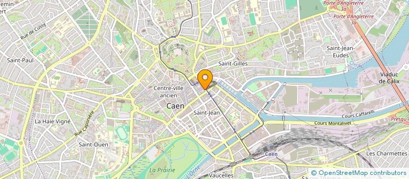 localisation de l'entreprise GIP CAENNAIS A VOCATION SOCIO-CULTURELLE à CAEN