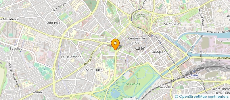 localisation de l'entreprise GIP CAENNAIS REUSSITE EDUCATIVE à CAEN