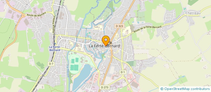 localisation de l'entreprise GIP CAP LOISIRS à LA FERTE-BERNARD