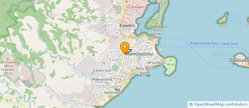 localisation de l'entreprise GIP CARIF OREF à MAMOUDZOU