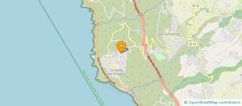 localisation de l'entreprise GIP-CENTRE SECURITE REQUIN-LA REUNION  SAINT-LEU