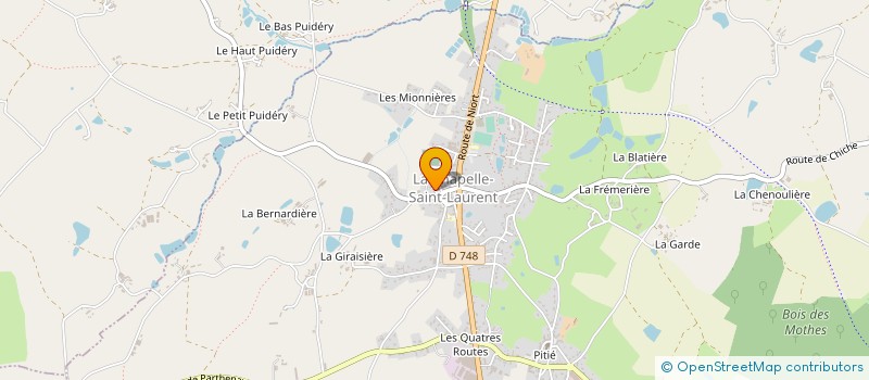 localisation de l'entreprise GIP - CHAUFFERIE DU PARC à LA CHAPELLE-SAINT-LAURENT