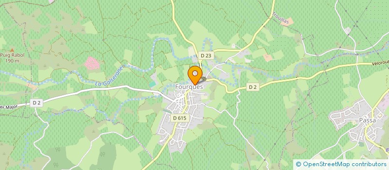 localisation de l'entreprise GIP COOPELOG à THUIR