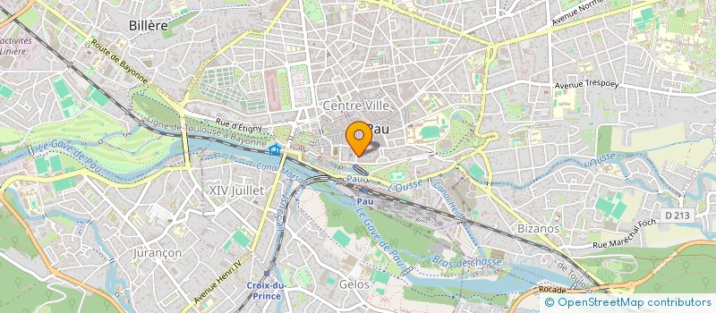 localisation de l'entreprise GIP DSU CONTRAT VILLE AGGLO DE PAU à PAU