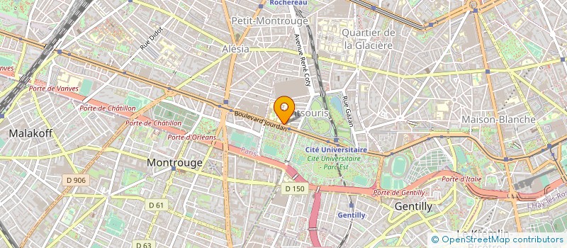 localisation de l'entreprise GIP ECOLE SUPERIEURE MONTSOURIS à PARIS