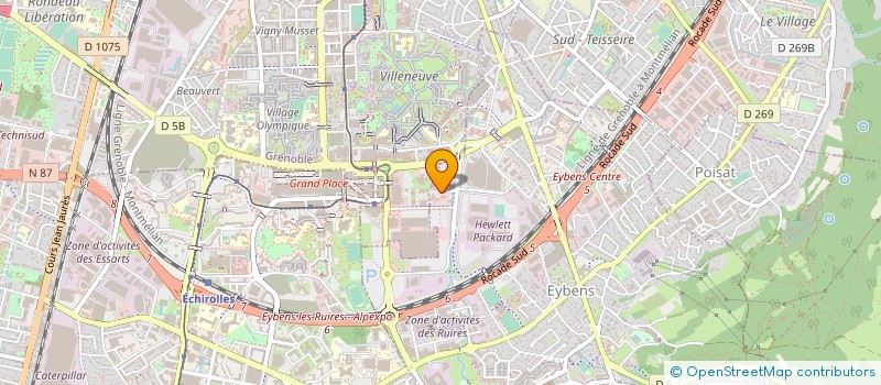 localisation de l'entreprise GIP FIPAG à EYBENS