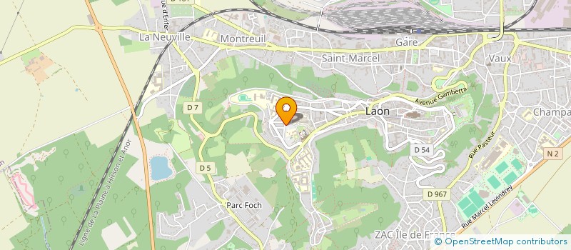 localisation de l'entreprise GIP FONDS SOLIDARITE POUR LOGEMENT AISNE à LAON