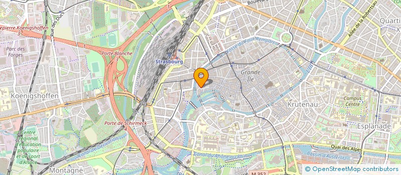 localisation de l'entreprise GIP FORMATION CONTINUE ET INSERTION PROF à STRASBOURG