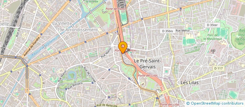 localisation de l'entreprise GIP FORMATION CONTINUE ET INSERTION PROF  PARIS