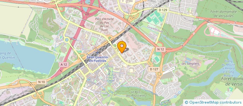 localisation de l'entreprise GIP FORMATION CONTINUE ET INSERTION PROF  GUYANCOURT