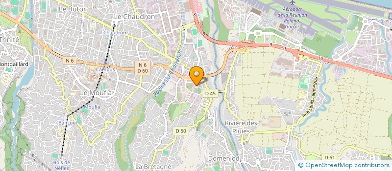 localisation de l'entreprise GIP FORMATION CONTINUE ET INSERTION PROFESSIONNELLE REUNION à SAINT-DENIS