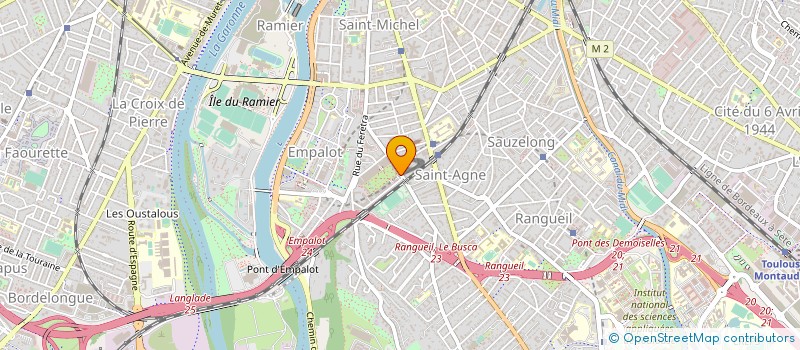localisation de l'entreprise GIP FORMATION ET CERTIFICATION POUR L'INSERTION PROFESSIONNELLE à TOULOUSE