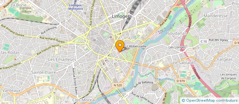 localisation de l'entreprise GIP GERONTOPOLE NOUVELLE-AQUITAINE à LIMOGES