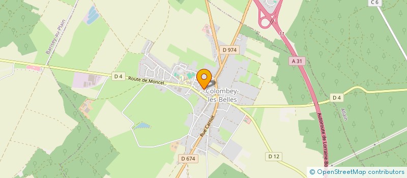 localisation de l'entreprise GIP GRANDIR ET VIEILLIR EN PAYS DE COLOMBEY ET DU SUD TOULOIS à COLOMBEY-LES-BELLES