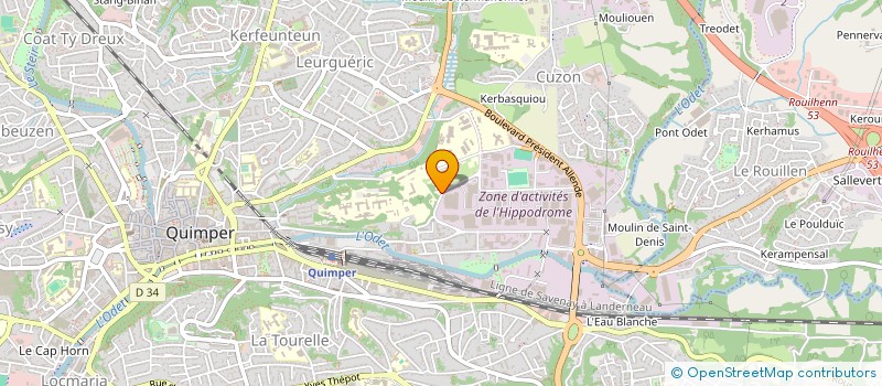 localisation de l'entreprise GIP IFPS QUIMPER CORNOUAILLE à QUIMPER