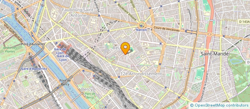 localisation de l'entreprise GIP INFORMATIQUE DES CENTRES DE GESTION à PARIS