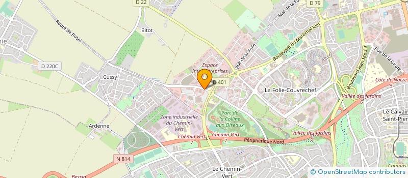 localisation de l'entreprise GIP LABEO à SAINT-CONTEST