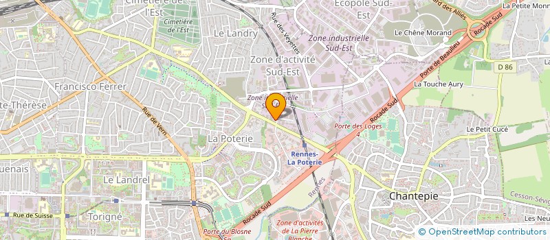 localisation de l'entreprise GIP LE PAYS DE RENNES  RENNES