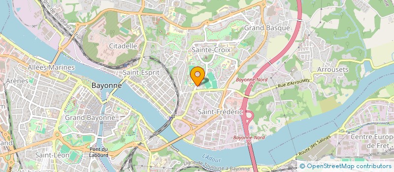 localisation de l'entreprise GIP MAISON DE L'EMPLOI DE L'AGGLOMERATION BAYONNAISE à BAYONNE