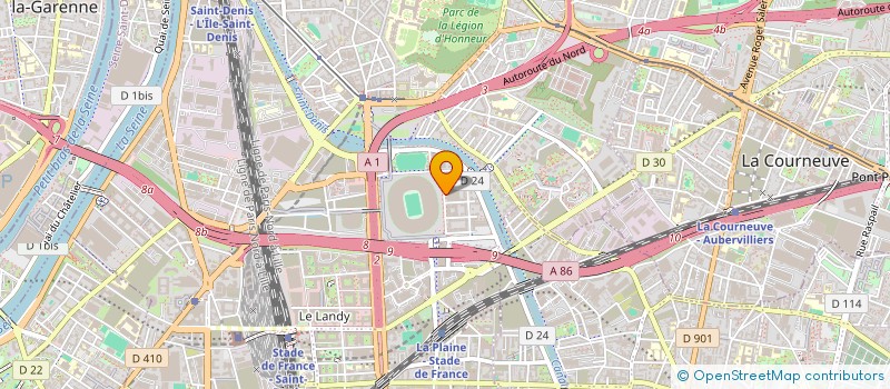 localisation de l'entreprise GIP MAISON DE L'EMPLOI DU TERRITOIRE DE PLAINE COMMUNE à SAINT-DENIS