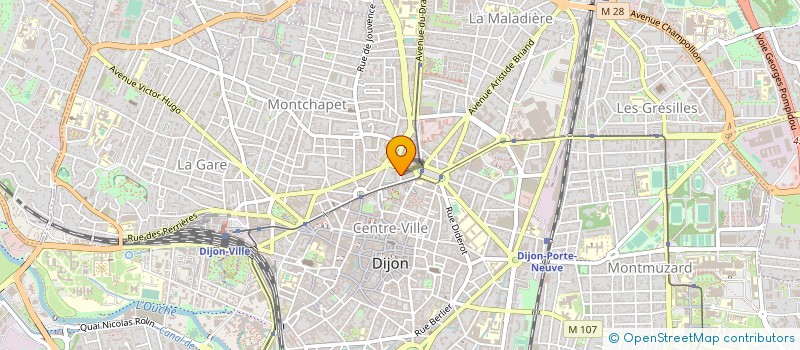 localisation de l'entreprise GIP MAISON DEP PERSONNES HANDICAPEES à DIJON