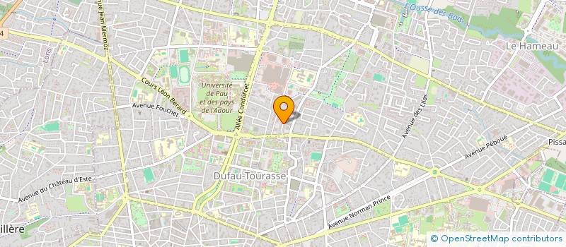localisation de l'entreprise GIP MAISON DEP PERSONNES HANDICAPEES à PAU