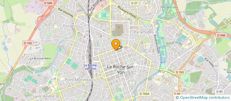 localisation de l'entreprise GIP MAISON DEP PERSONNES HANDICAPEES à LA ROCHE-SUR-YON