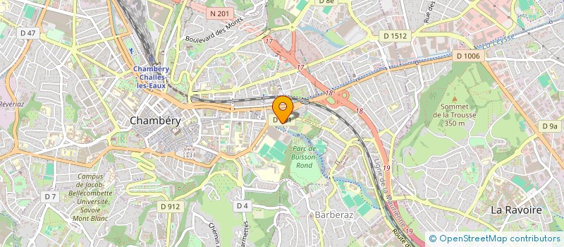 localisation de l'entreprise GIP MAISON DEP PERSONNES HANDICAPEES à CHAMBERY