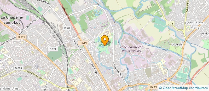 localisation de l'entreprise GIP MAISON DEP PERSONNES HANDICAPEES à TROYES