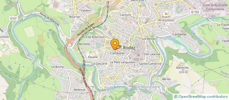 localisation de l'entreprise GIP MAISON DEP PERSONNES HANDICAPEES à RODEZ